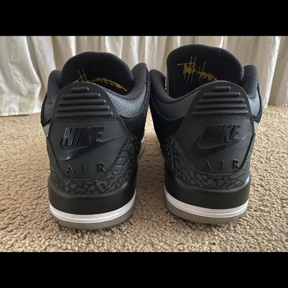 Jordan Retro 3 Tinker Black/Silver(Size 10) - Picture 6 of 10